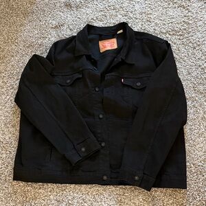 Levi's Men's Black Button-Up Jacket